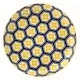 Cadiz Blue & Yellow Plate 8'' (20cm) X 6