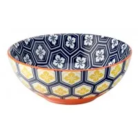 Cadiz Blue & Orange Bowl 6.3'' (16cm) X 6