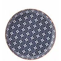 Cadiz Blue & Orange Plate 10.5'' (27cm) X 6