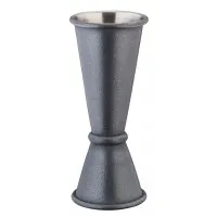 Matt Pewter Effect Jigger 25/50ml Ngs X 6