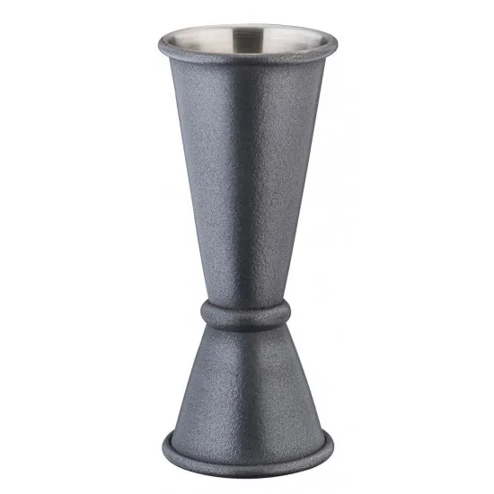 Matt Pewter Effect Jigger 25/50ml Ngs X 6