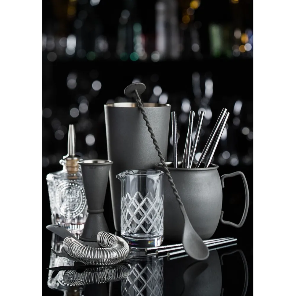 Matt Pewter Effect Jigger 25/50ml Ngs X 6