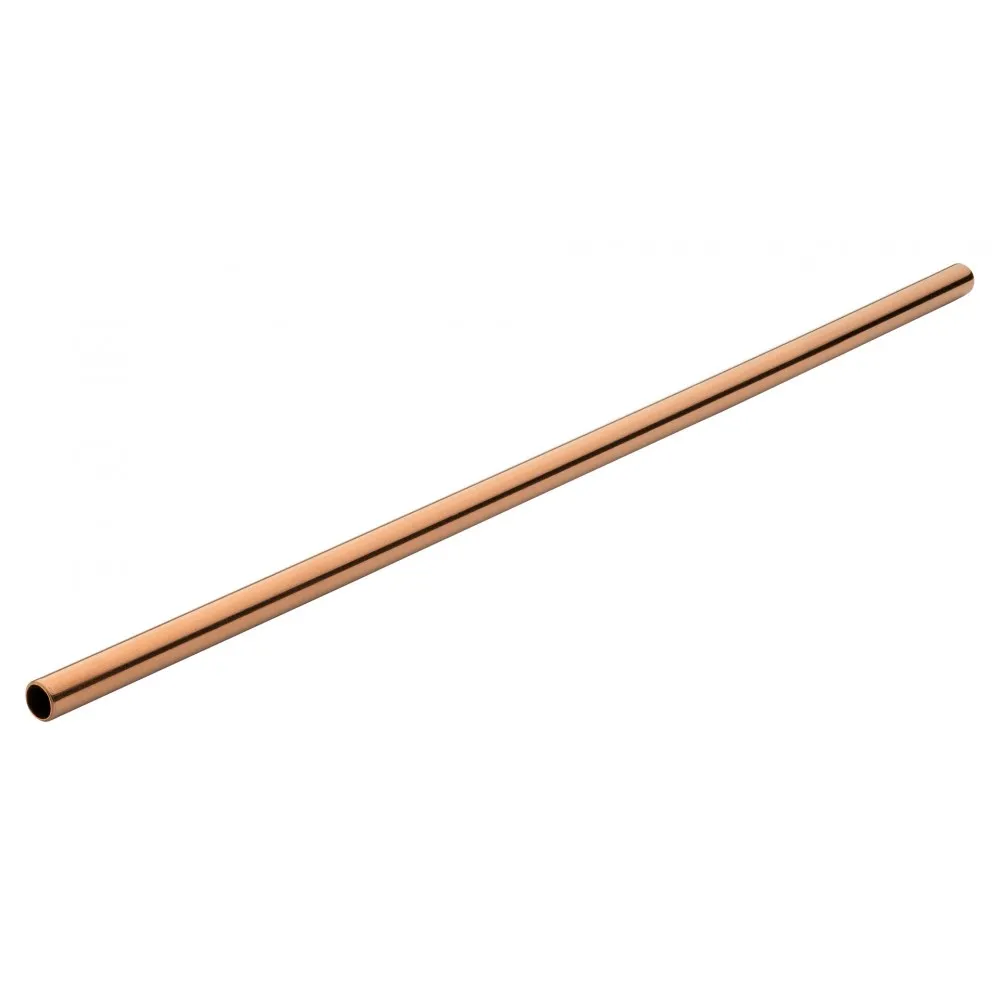Stainless Steel Copper Straw 8.5'' (21.5cm) X 12
