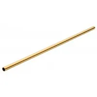 Stainless Steel Gold Straw 8.5'' (21.5cm) X 12