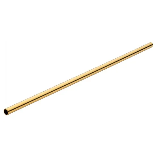 Stainless Steel Gold Straw 8.5 (21.5cm) X 12