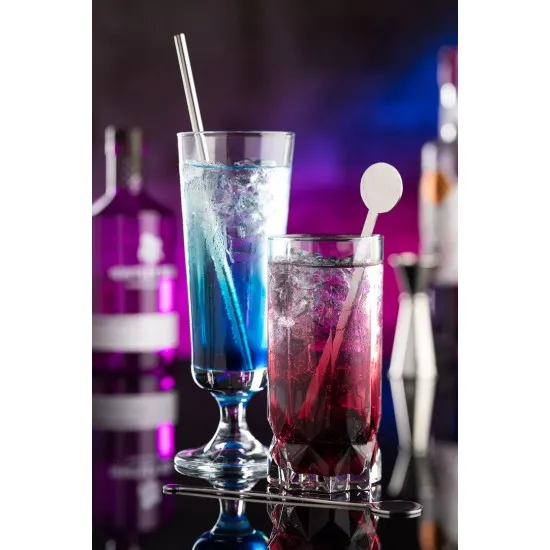 Ss Cocktail Straw 5.5 (14cm) 5mm Bore X 12