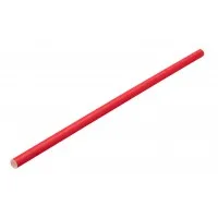 Paper Solid Red Straw 8'' (20cm) Box Of 250 X 24