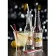 Paper Solid Red Cocktail Straw 5.5(14cm) 5mm Bore X 24