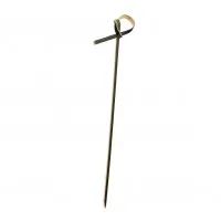 Bamboo Black Knotted Pick 5''  X 1000