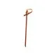 Bamboo Red Knotted Pick 3.5  X''