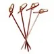 Bamboo Red Knotted Pick 3.5  X''