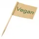 Vegan Flag Pick 9cm X 1000