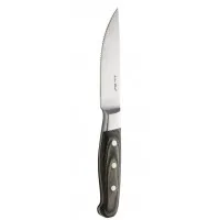 Large Wooden Handled Steak Knife X 12