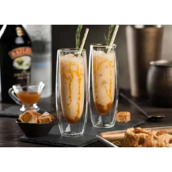 Double Walled Stemless Champagne 6oz (16cl) X 6