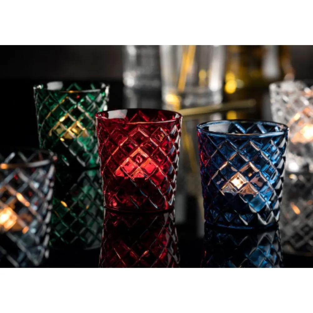 Criss Cross Red Nightlight Holder X 12