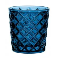 Criss Cross Blue Nightlight Holder X 12
