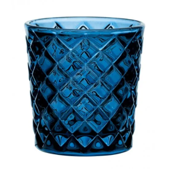 Criss Cross Blue Nightlight Holder X 12
