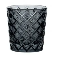 Criss Cross Grey Nightlight Holder X 12