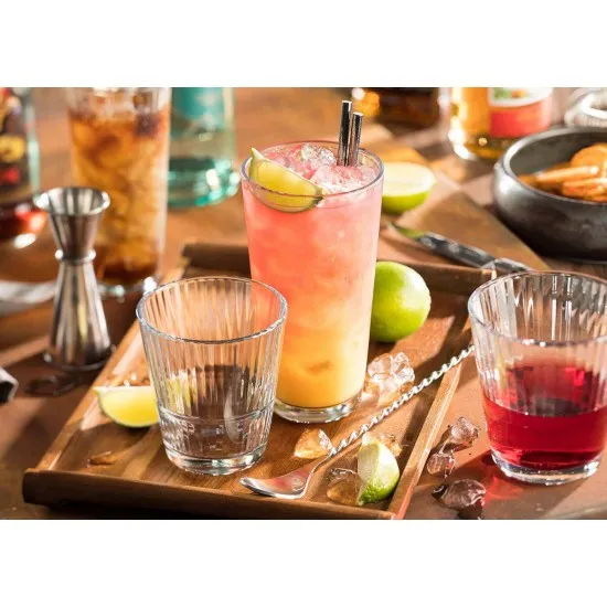 Grande Sunray Stacking Glasses
