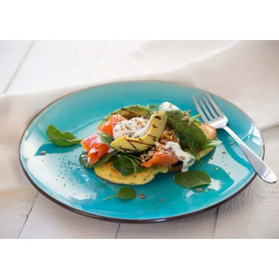 Soho Aqua Coupe Plates