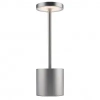 Tempo Grey Table Lamp 26cm