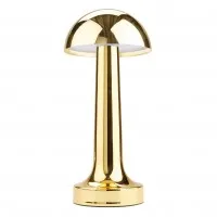 Dome Brassy Table Lamp 22cm