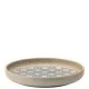 Shallow Bowl With Blue-Patterned Base