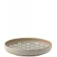 Shallow Bowl With Blue-Patterned Base