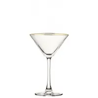 Enoteca Martini Gold Rim 7.5oz (22cl) X 6