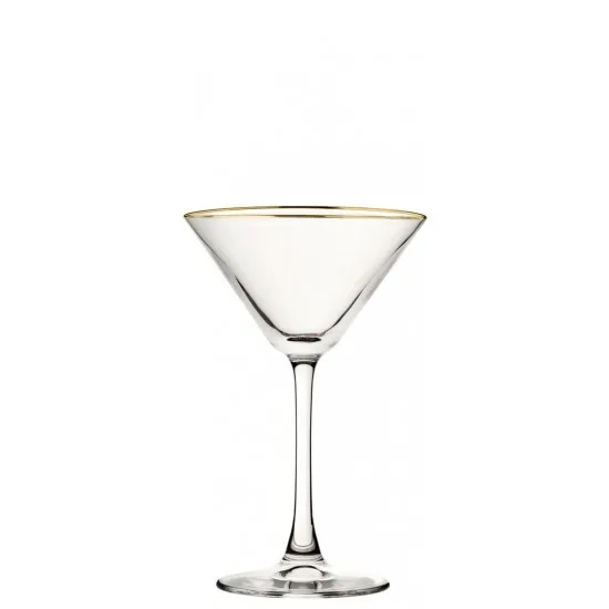 Enoteca Martini Gold Rim 7.5oz (22cl) X 6