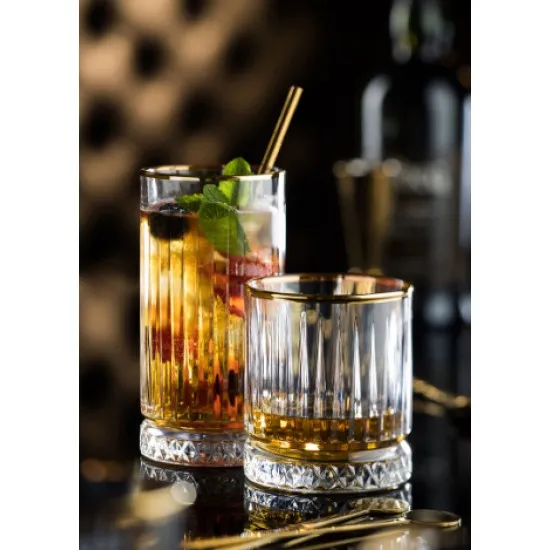 Elysia Hiball Gold Rim 15oz (45cl) X 4