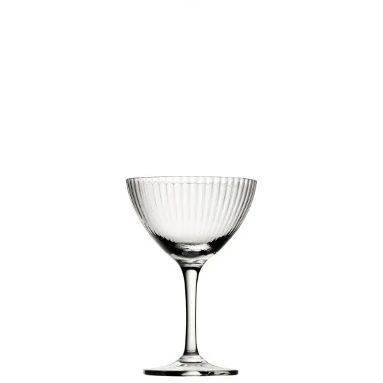 Ribbed Hayworth Martini 6.5oz (19cl) Glass