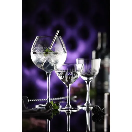 Crystal Stemmed Cocktail Glass