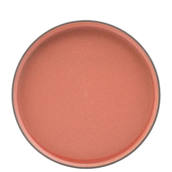 Coral Walled Plate 10.25'' (26cm) X 6
