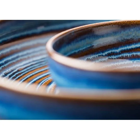 Santo Cobalt Coupe Plate 11'' (28cm) X 6