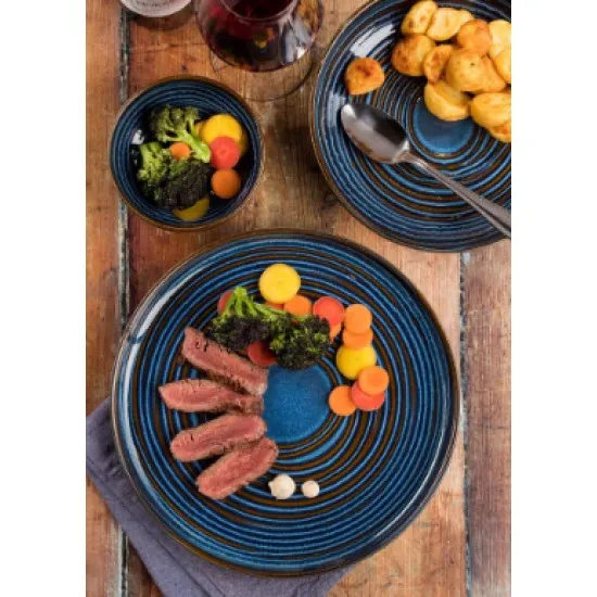 Santo Cobalt Coupe Plate 8.5'' (22cm) X 6