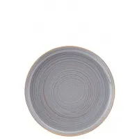 Santo Dark Grey Coupe Plate 7'' (17.5cm) X 6