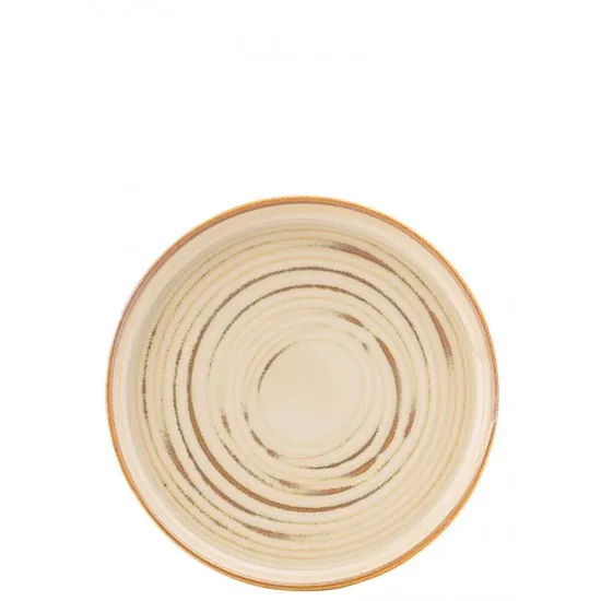 Santo Taupe Coupe Plate 7'' (17.5cm) X 6