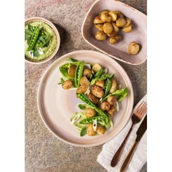 Murra Blush Walled Plate 8.25'' (21cm) X 6