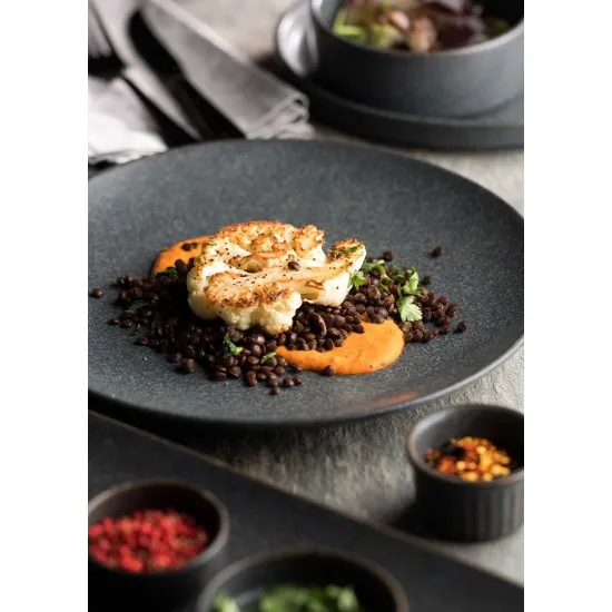 Murra Ash Walled Plate 12'' (30cm) X 6