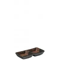 Oxy Divided Dish 4.5 X 2.25'' (12 X 6cm) X 6