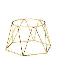 Gold Plate Riser - 19cm X 15.5cm X 6