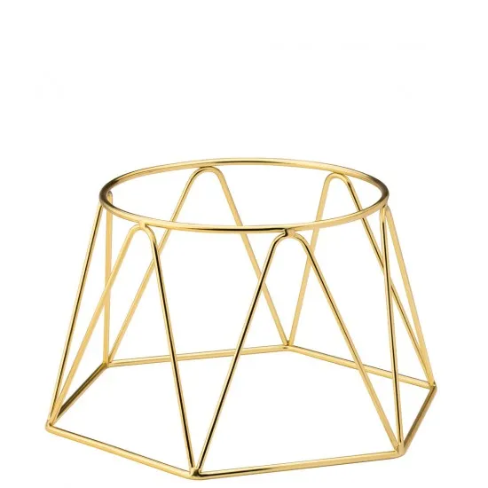 Gold Plate Riser - 19cm X 15.5cm X 6