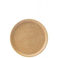 Maze Flax Walled Plate 7'' (17.5cm) X 6