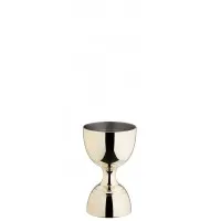 Gold Round Bulb Jigger 25ml/50ml X 6