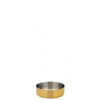 Brushed Gold Dip Pot 3''' (7.5cm) 4oz (10cl) X 6
