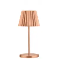 Dominica Led Cordless Lamp 26cm Brushed Copper