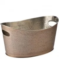 Aged Copper Handled Ice Bath 40 X 30cm X 2