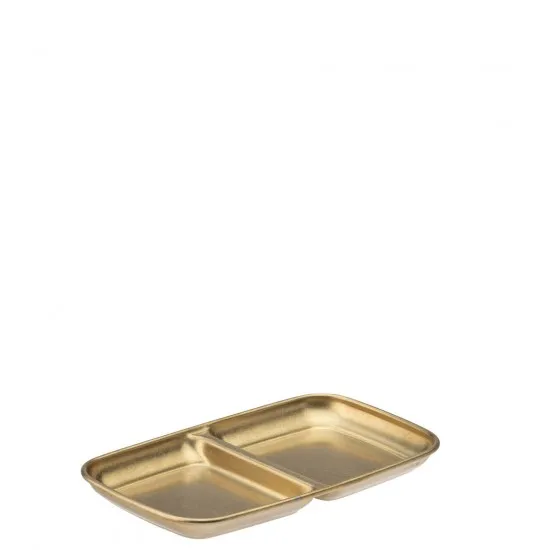 Gold Artemis Double Dip Tray (15.5cm X 9cm) X 12
