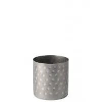 Vintage Steel Hammered Chip Cup 3.5'' (8.5cm) X 12